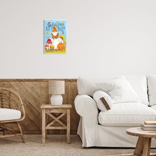 Stupell Industries Fabulous Fall Gnome Wall Plaque Art